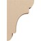Ekena Millwork 5"W x 10"D x 15"H Classic New Brighton Rough Cedar Woodgrain TimberThane Corbel, Primed Tan CORUR05X10X15NEBRCPR - alternate 4